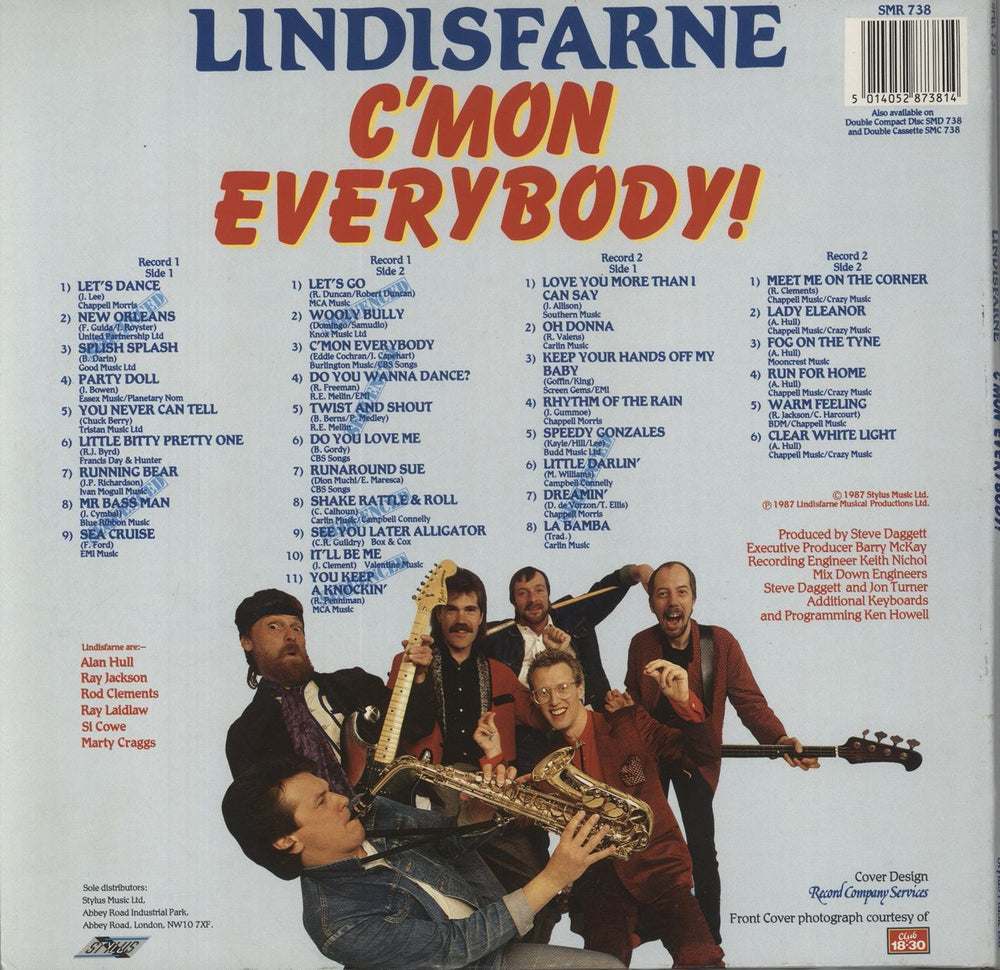 Lindisfarne C'mon Everybody! UK 2-LP vinyl record set (Double LP Album) 5014052873814