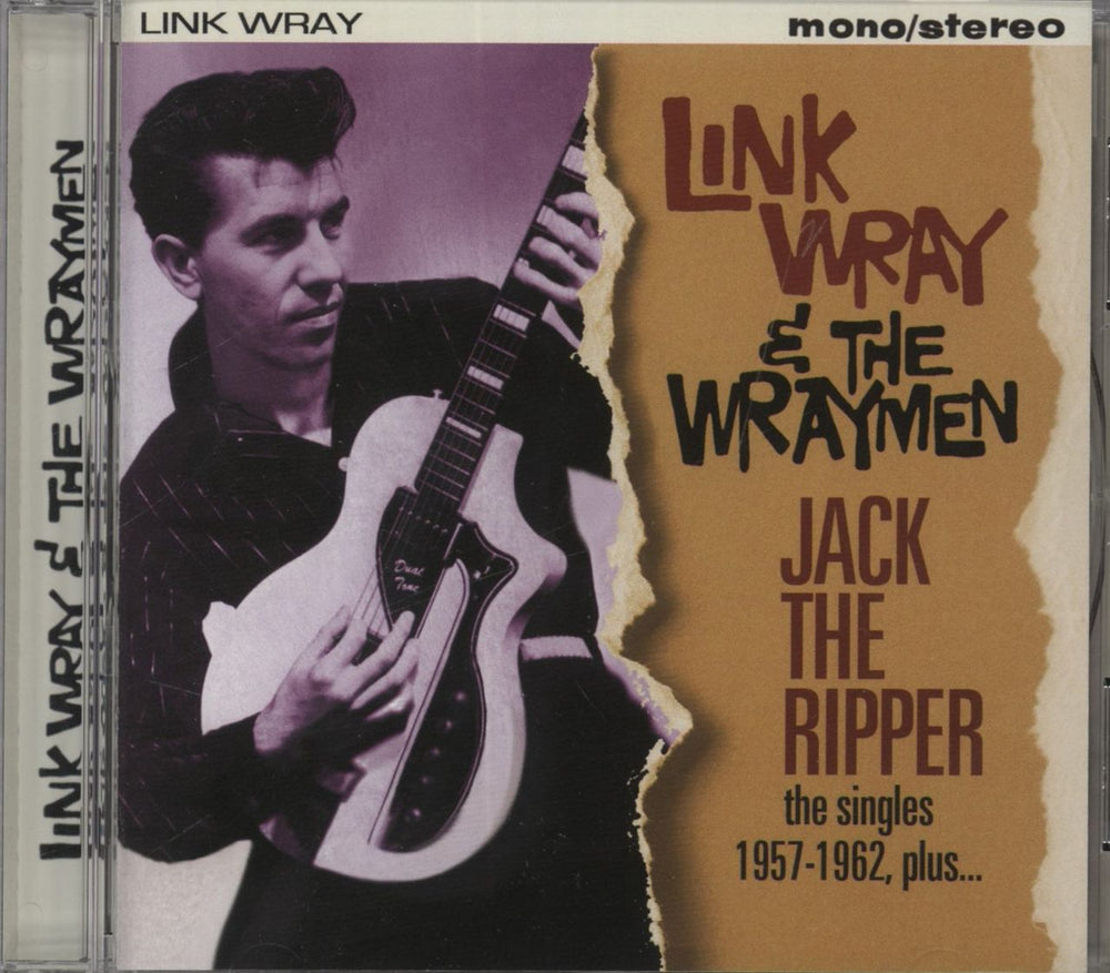 Link Wray Jack The Ripper - The Singles 1957-1962 Plus... UK CD album (CDLP) JASCD974