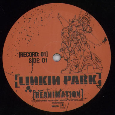 Linkin Park Reanimation UK 2-LP vinyl record set (Double LP Album) LKP2LRE839699