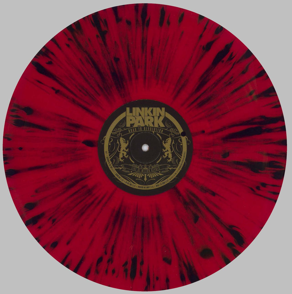 Linkin Park Road To Revolution - RSD 16 - Red & Black Vinyl + Numbered Sleeve UK 2-LP vinyl record set (Double LP Album) LKP2LRO833521