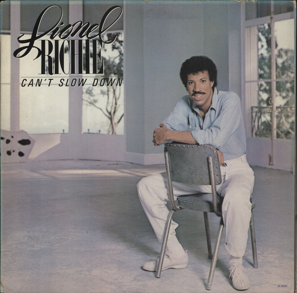 Lionel Richie Can't Slow Down Canadian vinyl LP album (LP record) M-6059