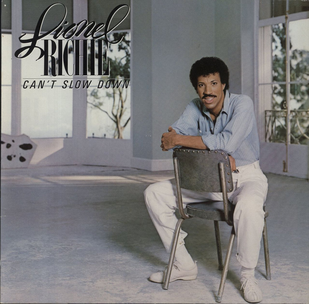 Lionel Richie Can't Slow Down UK vinyl LP album (LP record) STMA8041