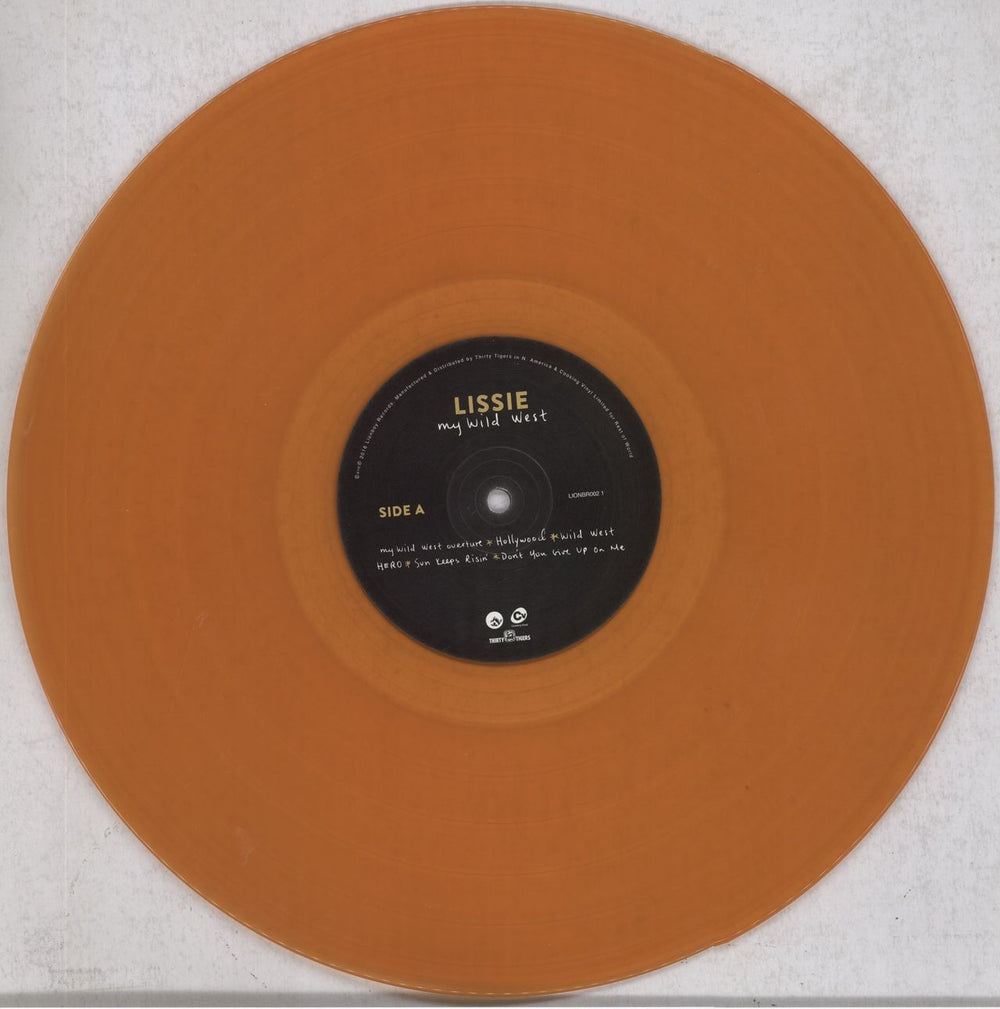 Lissie My Wild West - Orange Vinyl UK vinyl LP album (LP record) LX3LPMY779229