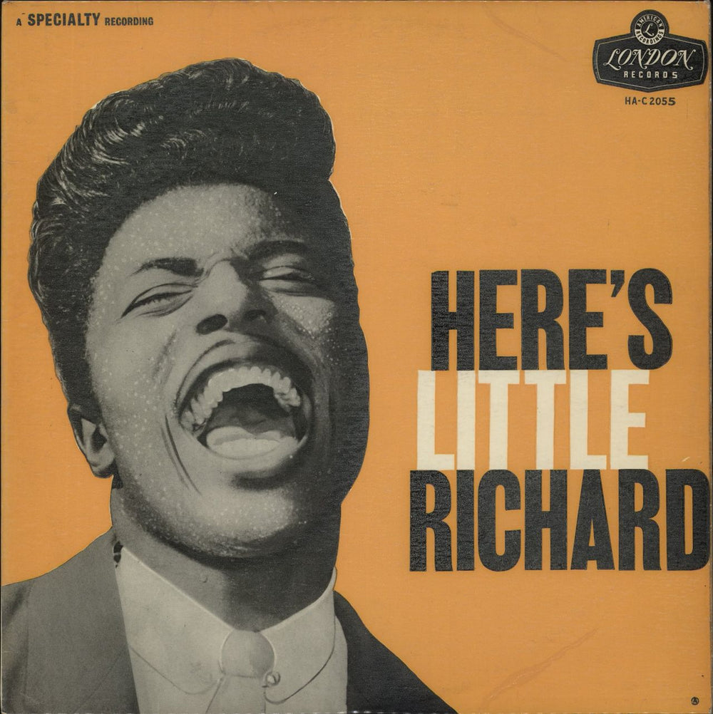 Little Richard Here's Little Richard - VG UK vinyl LP album (LP record) HA-C2055