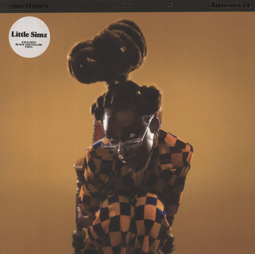 Little Simz Sometimes I Might Be Introvert - Black & Yellow Vinyl UK 2-LP vinyl record set (Double LP Album) AGE101002LP