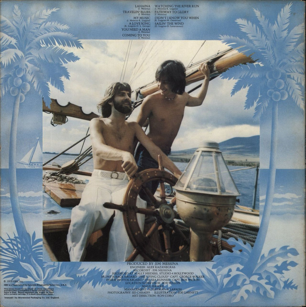 Loggins & Messina Full Sail UK vinyl LP album (LP record)