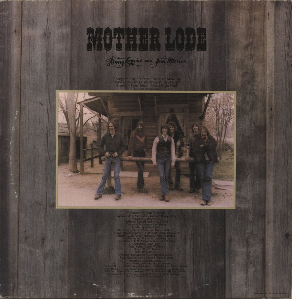 Loggins & Messina Mother Lode US vinyl LP album (LP record)