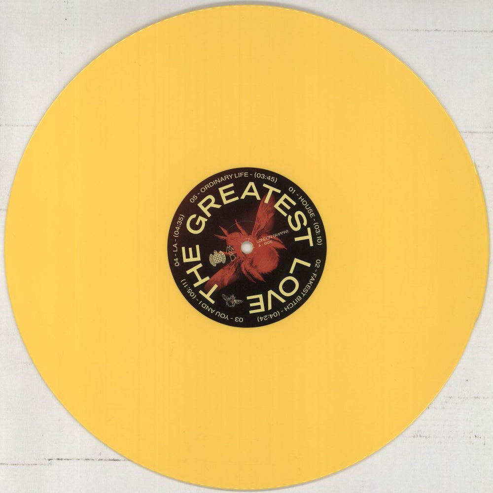 London Grammar The Greatest Love - Yellow Bio-Vinyl Retail Store Exclusive UK vinyl LP album (LP record) L7OLPTH860982