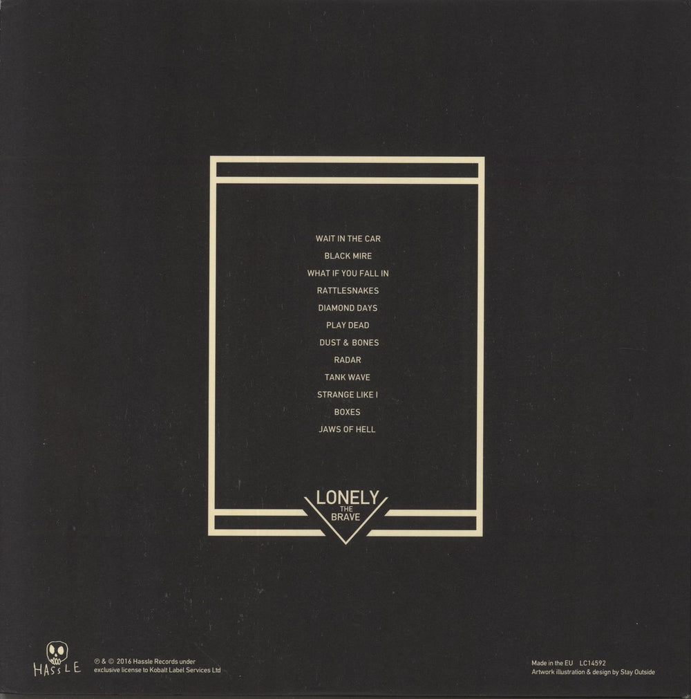 Lonely The Brave Things Will Matter - Bone Vinyl UK vinyl LP album (LP record)