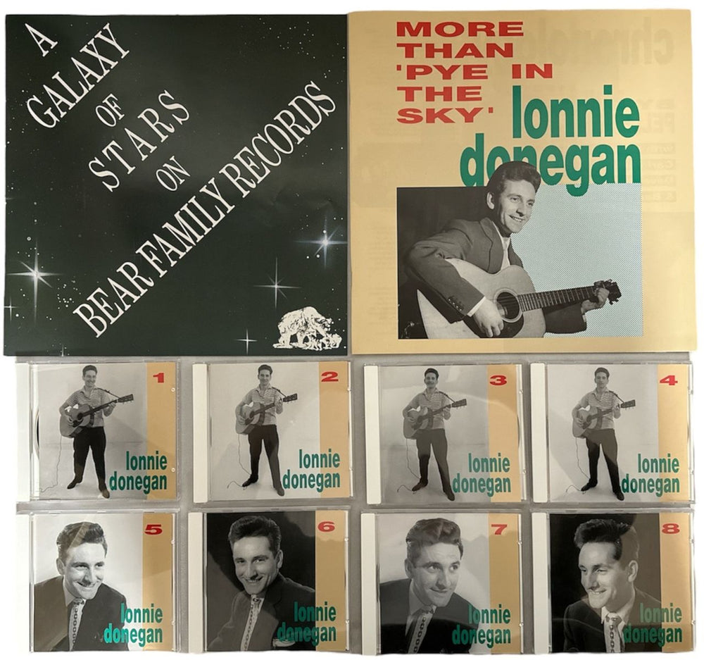 Lonnie Donegan More Than 'Pye In The Sky' German CD Album Box Set LD3DXMO829964