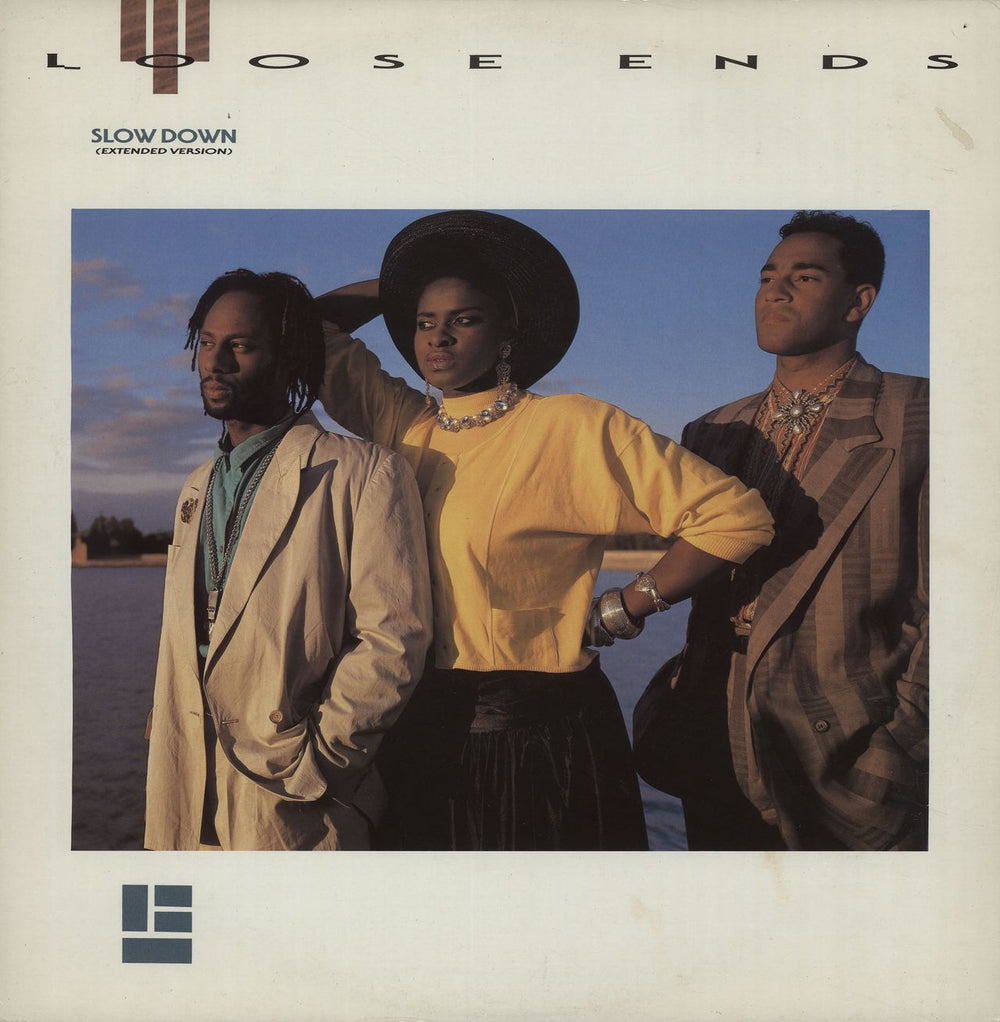 Loose Ends (80s) Slow Down UK 12" vinyl single (12 inch record / Maxi-single) VS884-12