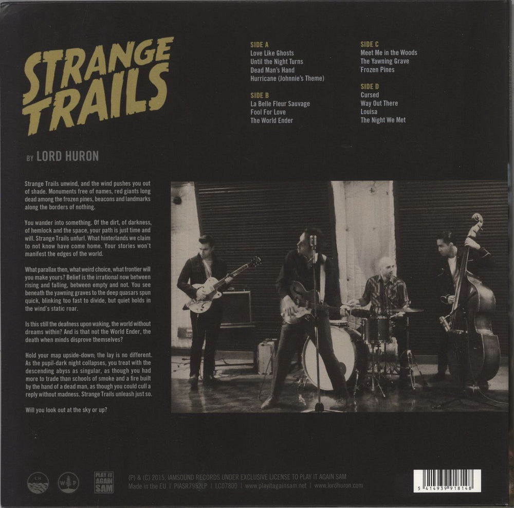 Lord Huron  Strange Trails - 180 Gram UK 2-LP vinyl record set (Double LP Album) 5414939918148