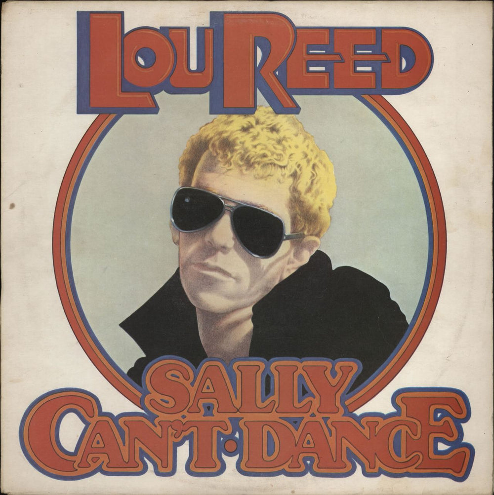 Lou Reed Sally Can't Dance + Insert UK vinyl LP album (LP record) APL1-0611