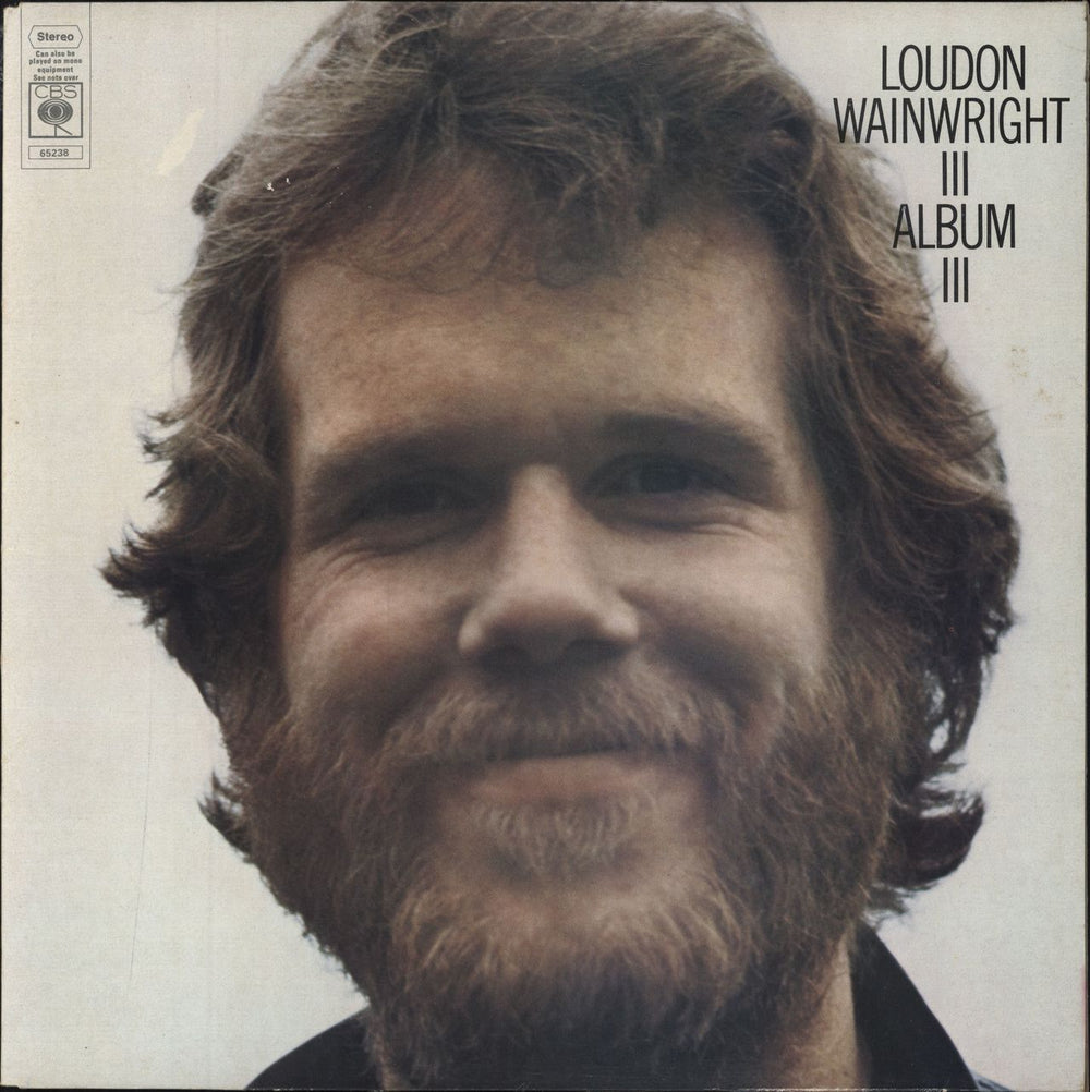 Loudon Wainwright III Album III - EX UK vinyl LP album (LP record) 65238