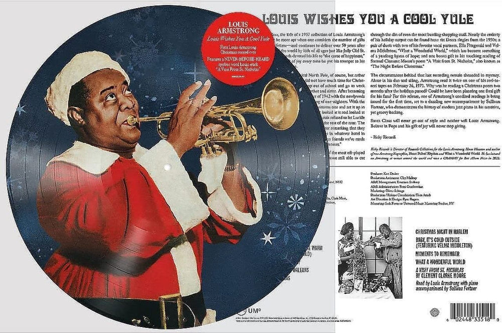 Louis Armstrong Louis Wishes You A Cool Yule - Picture Disc Edition US picture disc LP (vinyl picture disc album) B0036559-01