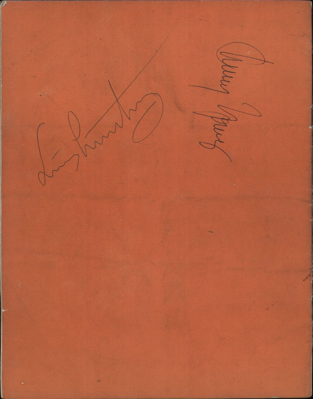 Louis Armstrong Satchmo - Third British Tour April-May 1962 + ticket stub - Autographed UK tour programme