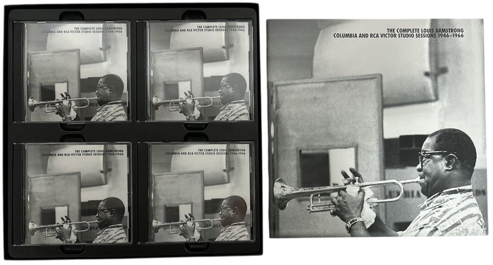 Louis Armstrong The Complete Louis Armstrong Columbia And RCA Victor Studio Sessions 1946-1966 US 7-CD album set LOA7CTH861583