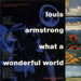 Louis Armstrong What A Wonderful World - P/S UK 7" vinyl single (7 inch record / 45) AM435