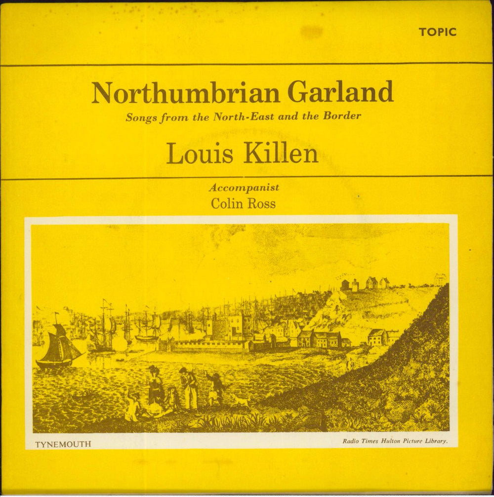 Louis Killen Northumbrian Garland UK 7" vinyl single (7 inch record / 45) TOP75