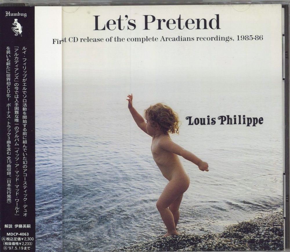 Louis Philippe Let's Pretend [The Arcadians 1985-86] Japanese Promo CD album (CDLP) MDCP-4063