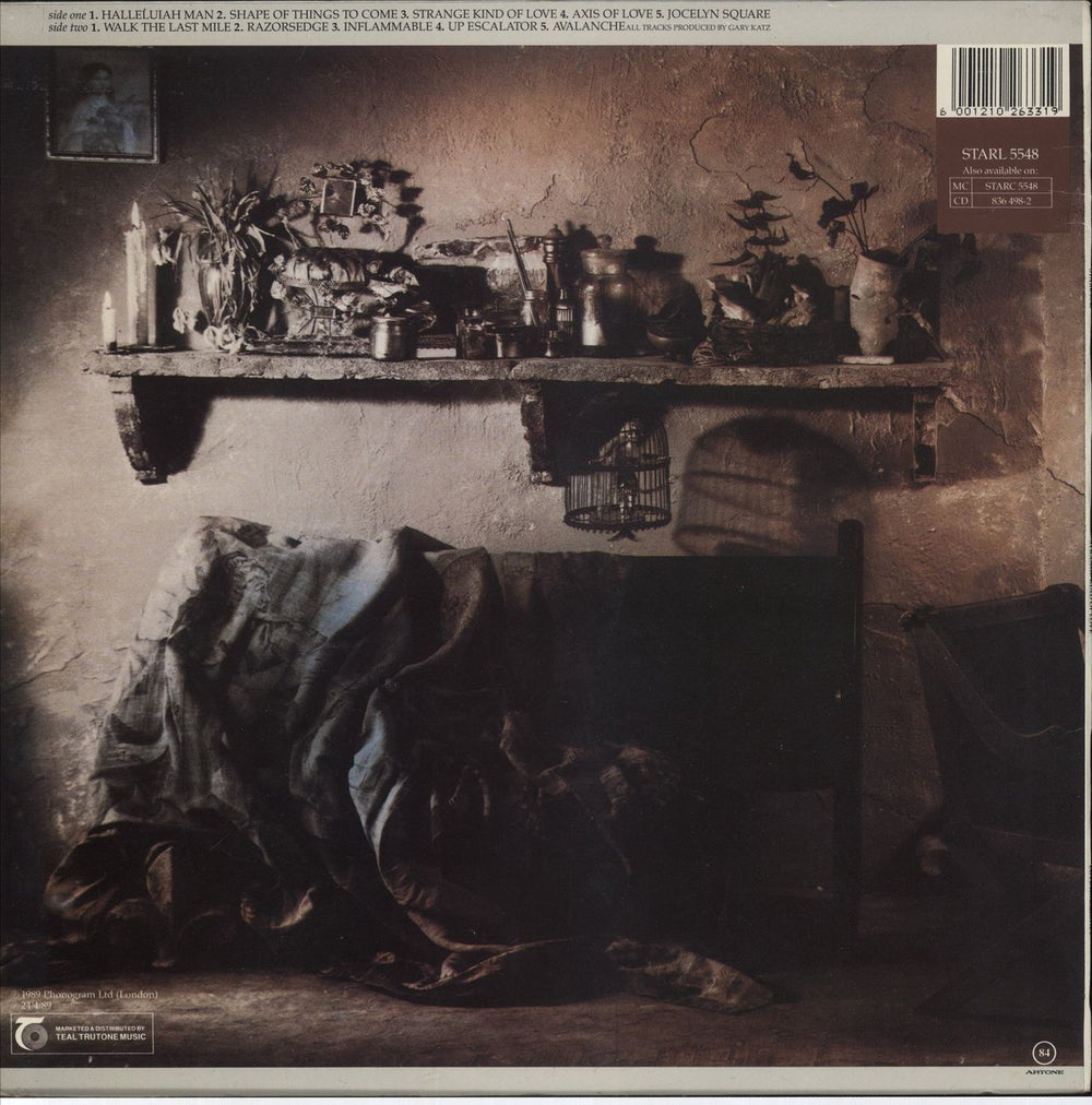 Love And Money Strange Kind Of Love South African vinyl LP album (LP record) 6001210263319