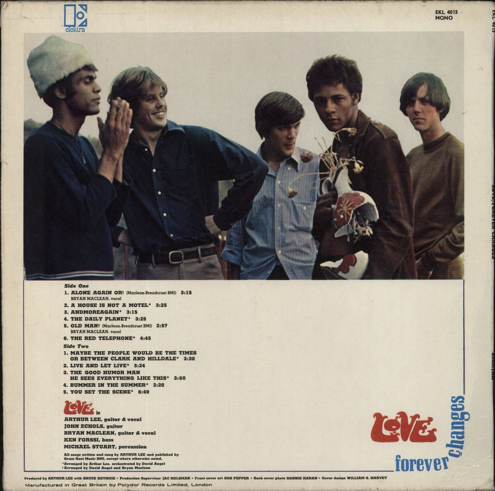 Love Forever Changes - VG UK vinyl LP album (LP record)