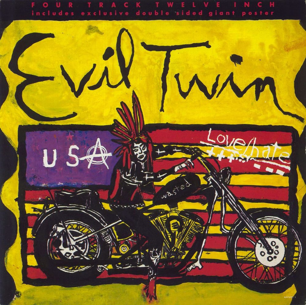 Love/Hate Evil Twin Dutch 12" vinyl single (12 inch record / Maxi-single) 657596-5