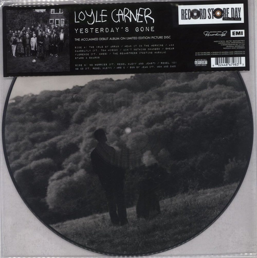 Loyle Carner Yesterday's Gone - RSD23 UK picture disc LP (vinyl picture disc album) 4867983