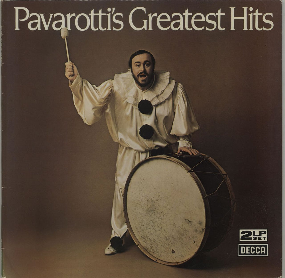 Luciano Pavarotti Pavarotti's Greatest Hits UK 2-LP vinyl record set (Double LP Album) D236D2