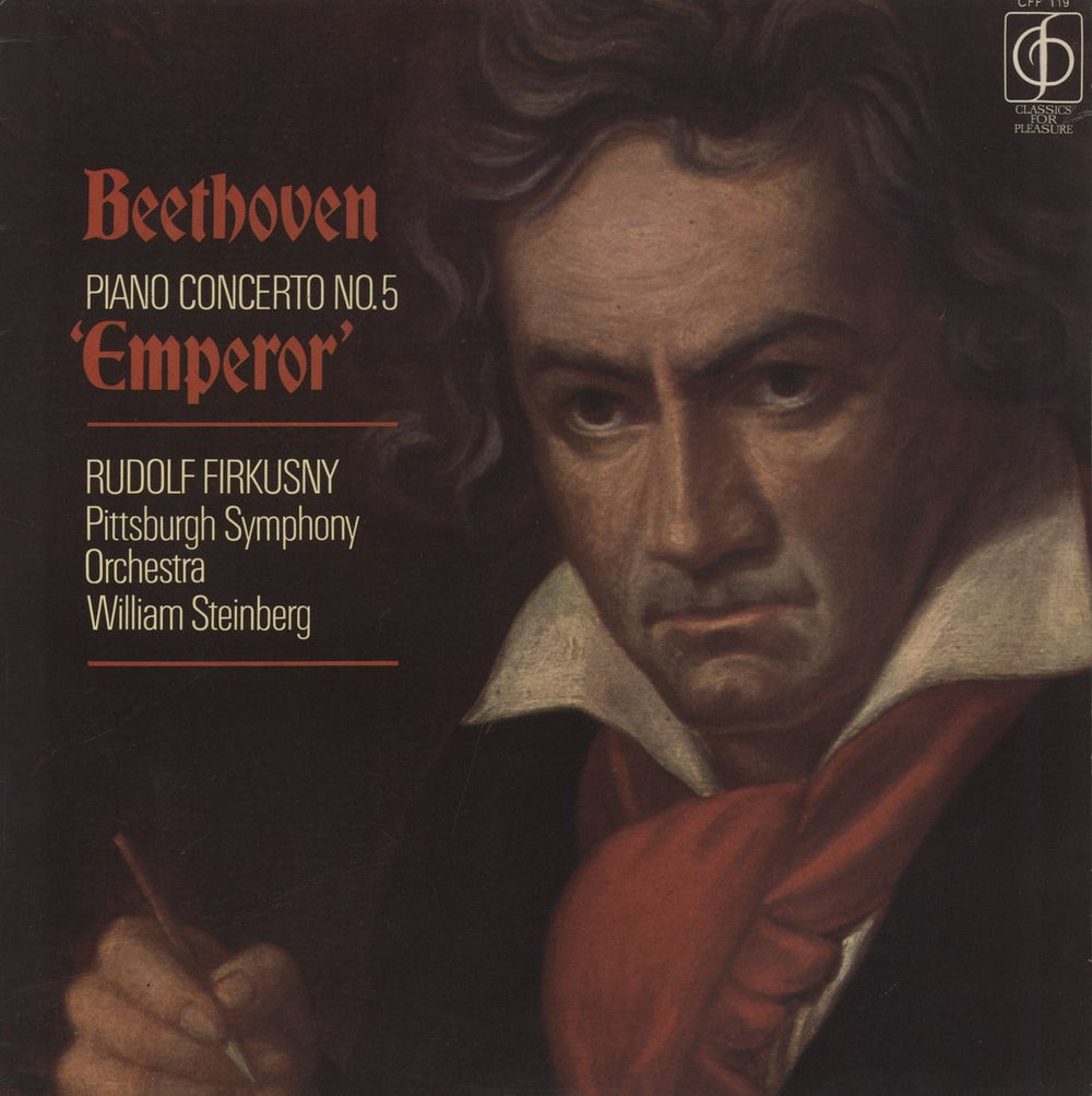 Ludwig Van Beethoven Beethoven: Concerto No. 5 In E Flat Major UK vinyl LP album (LP record) CFP119