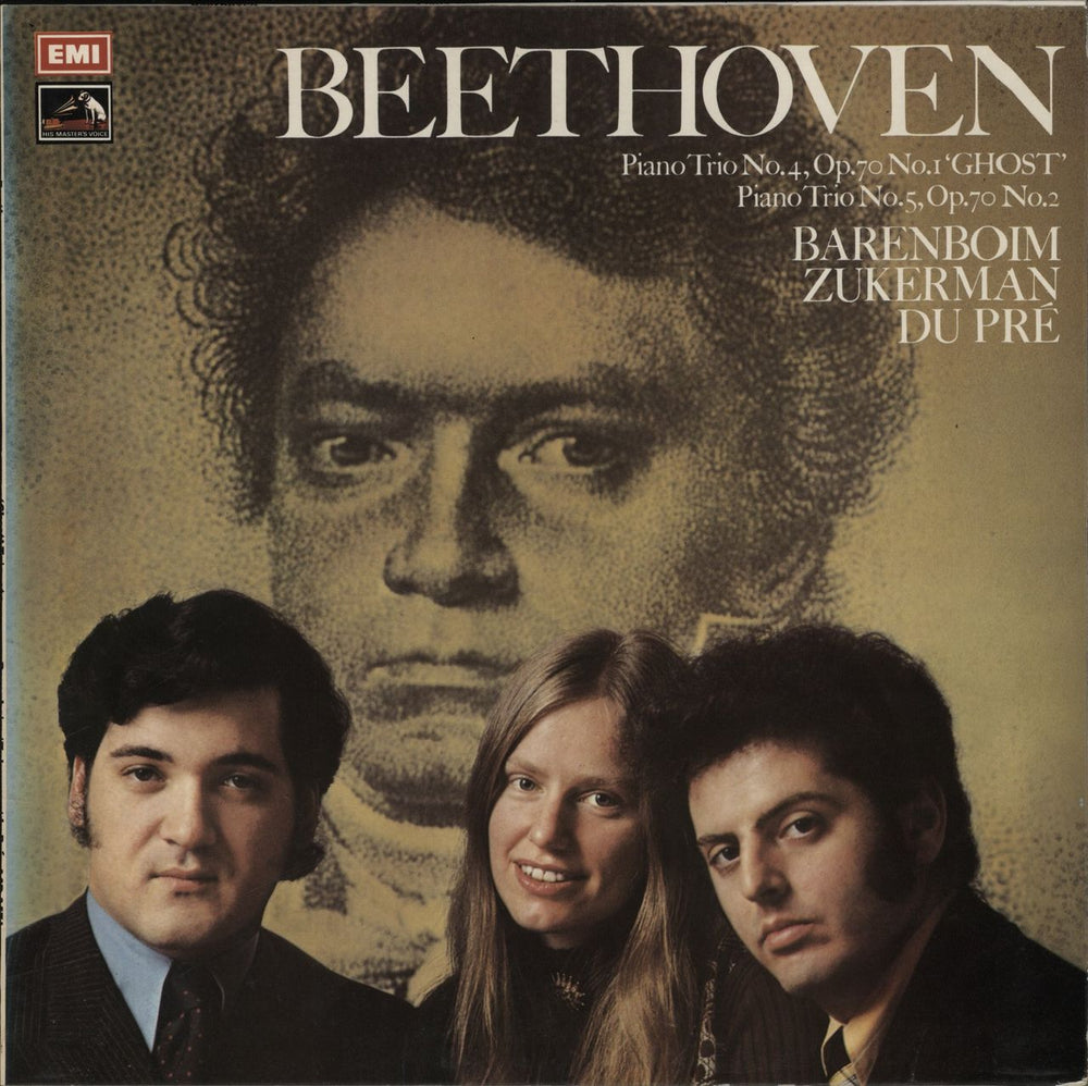 Ludwig Van Beethoven Piano Trio No. 4, Op. 70 No. 1 'Ghost', Piano Trio No. 5, Op. 70 No. 2 UK vinyl LP album (LP record) ASD2571