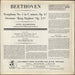 Ludwig Van Beethoven The Beethoven Symphonies: Number 5 - 1st UK vinyl LP album (LP record)