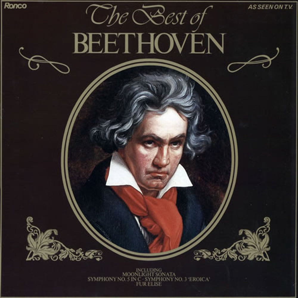 Ludwig Van Beethoven The Best Of Beethoven UK vinyl LP album (LP record) RTL2084A