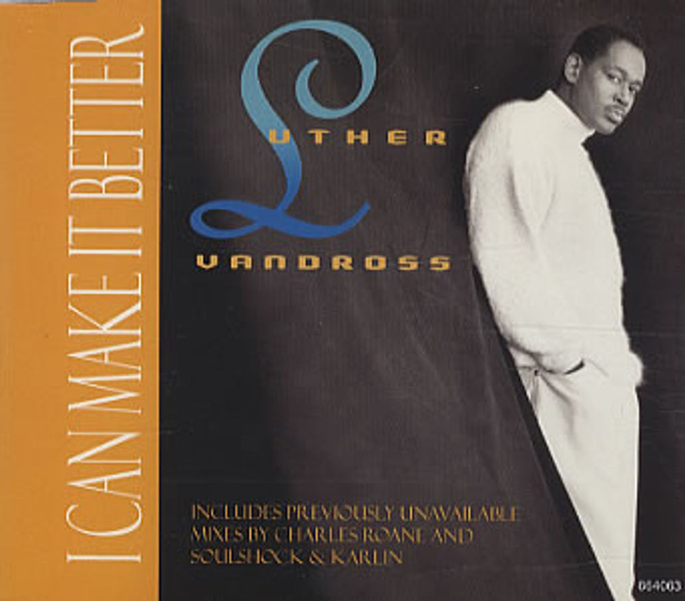 Luther Vandross I Can Make It Better UK CD single (CD5 / 5") 6640632