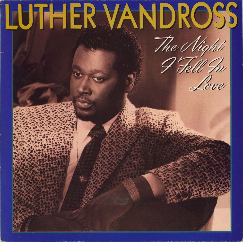 Luther Vandross The Night I Fell In Love UK vinyl LP album (LP record) EPC26387