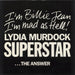 Lydia Murdock Superstar + P/S UK 12" vinyl single (12 inch record / Maxi-single) KOW30(T)