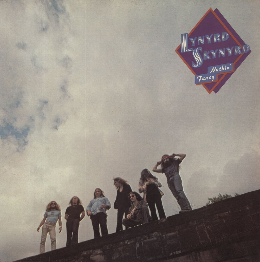 Lynyrd Skynyrd Nuthin' Fancy + Insert - EX UK vinyl LP album (LP record) MCF2700