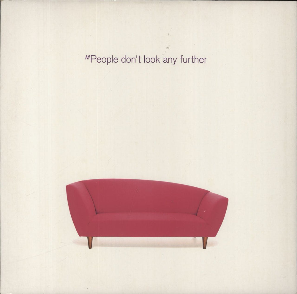 M-People Don't Look Any Further- Promo Stickered UK Promo 12" vinyl single (12 inch record / Maxi-single) 7432117711-1