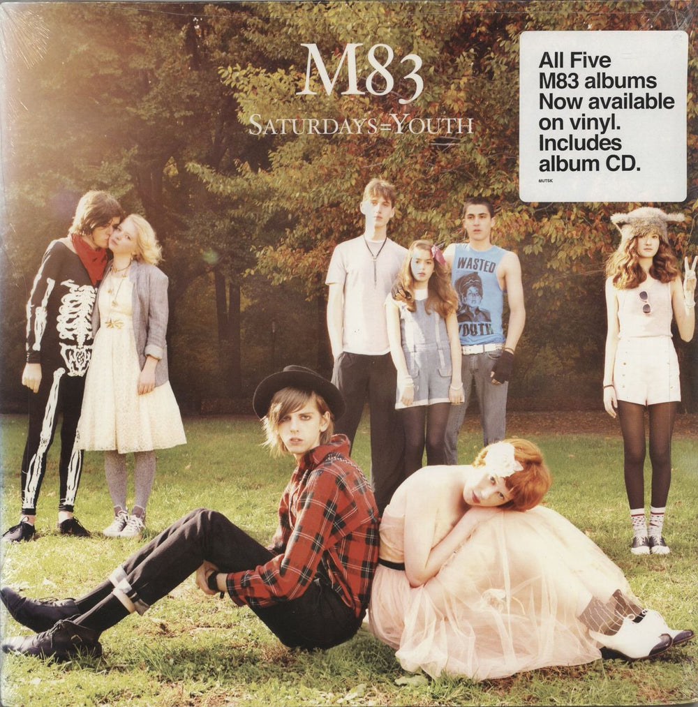 M83 Saturdays = Youth + CD - Sealed US 2-LP vinyl record set (Double LP Album) 9384-1