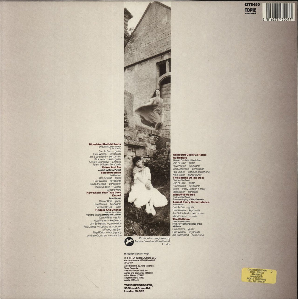 Maddy Prior & June Tabor No More To The Dance UK vinyl LP album (LP record) 5016272450011