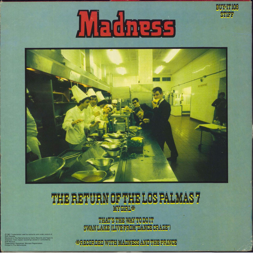 Madness The Return Of The Los Palmas 7 + Comic Dutch 12" vinyl single (12 inch record / Maxi-single)