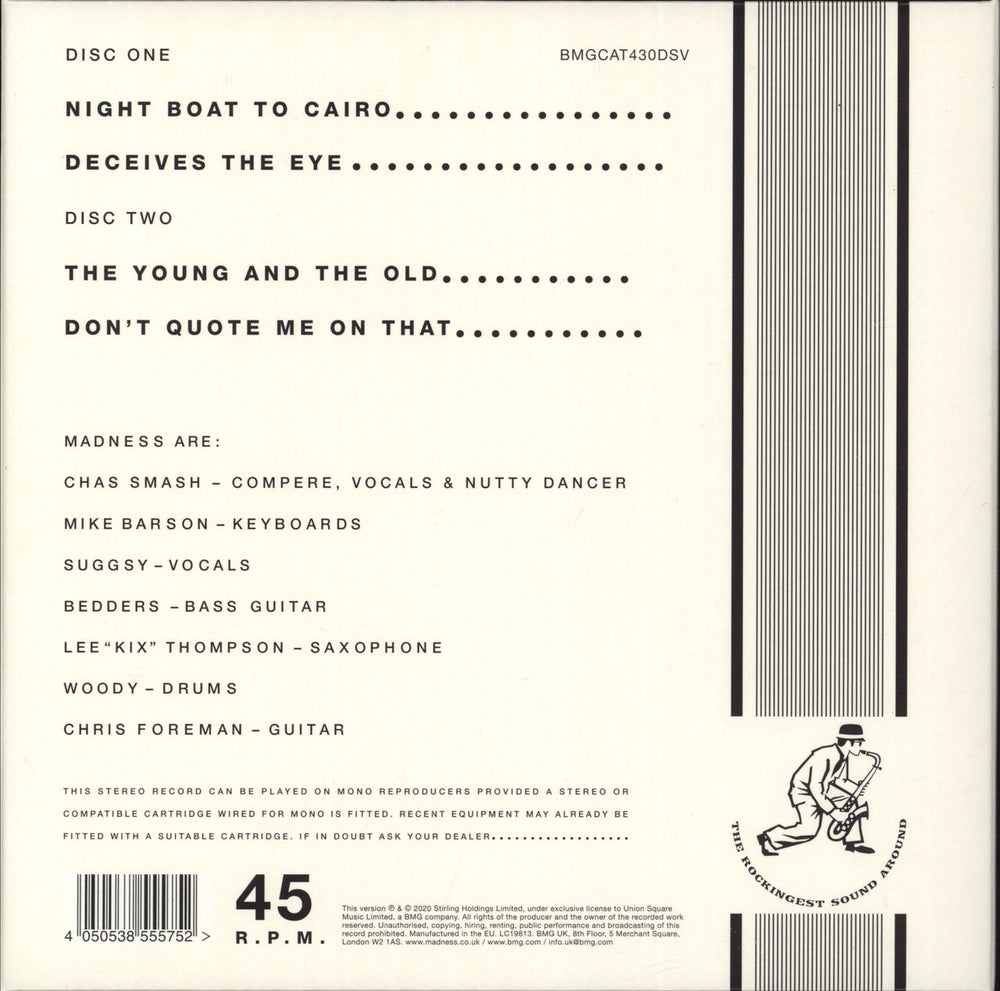 Madness Work, Rest & Play EP - 40th Anniversary Edition UK 7" vinyl single (7 inch record / 45) 4050538555752