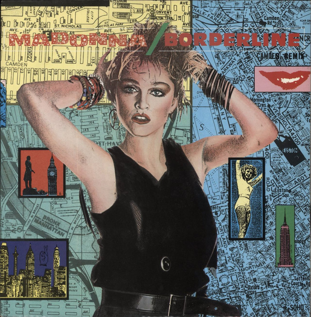 Madonna Borderline - Non-Stickered UK 12" vinyl single (12 inch record / Maxi-single) W9260T