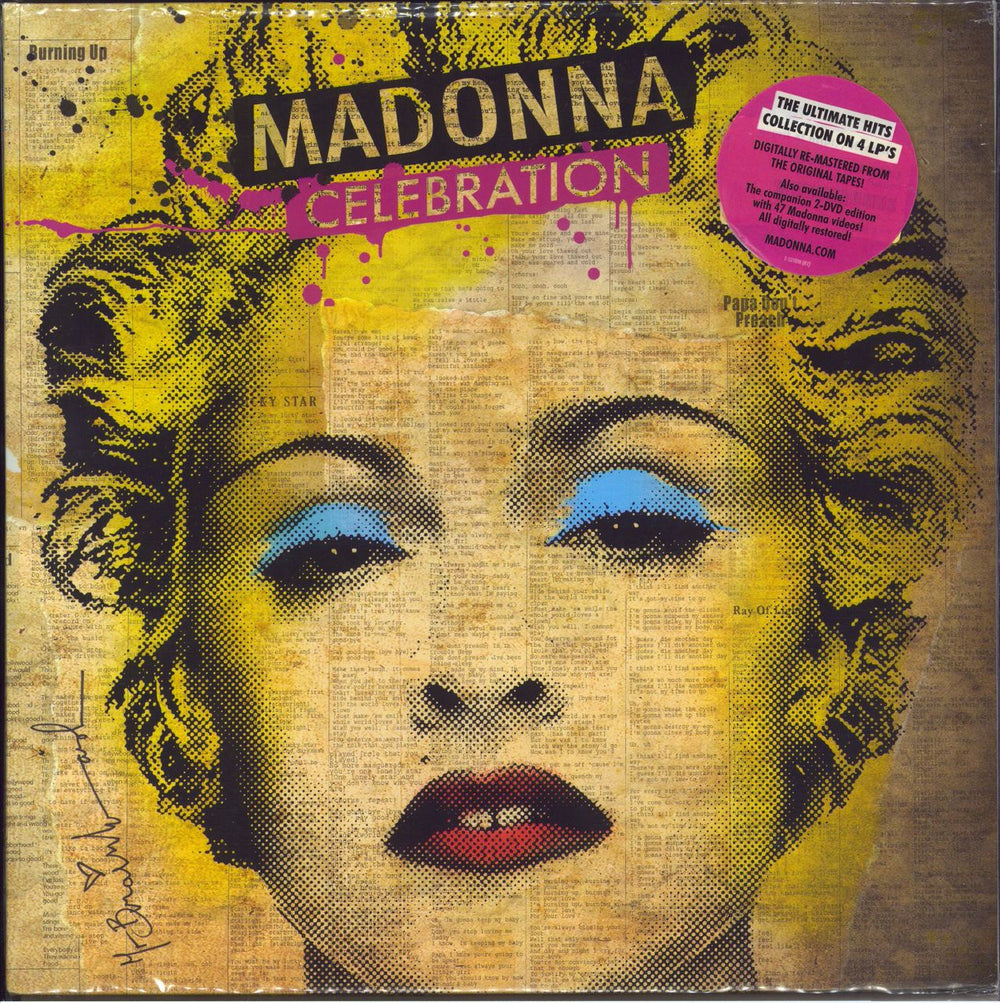 Madonna Celebration US 4-LP vinyl album record set 521096-1