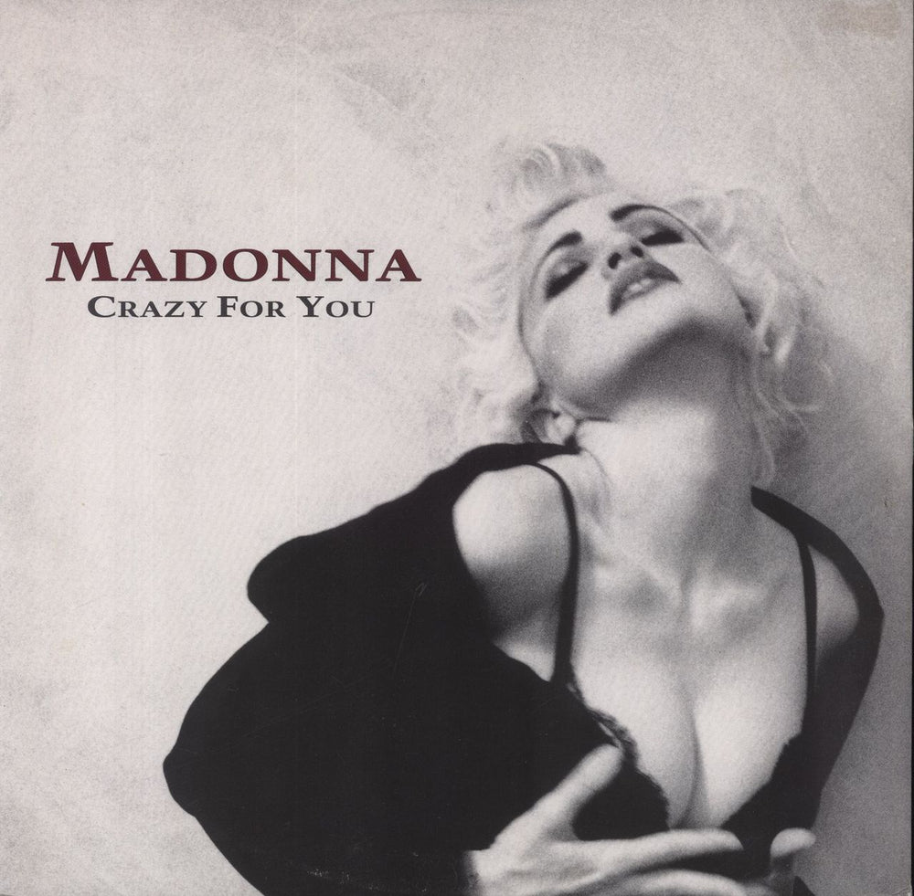 Madonna Crazy For You UK 12" vinyl single (12 inch record / Maxi-single) W0008T