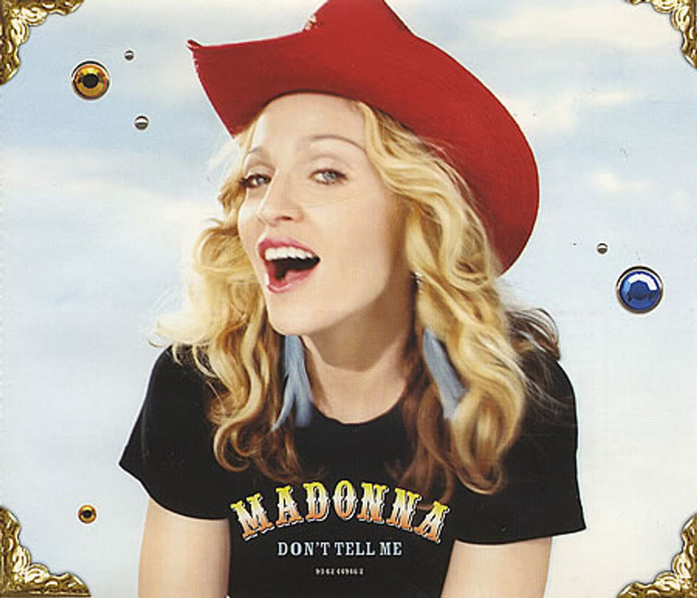 Madonna Don't Tell Me UK CD single (CD5 / 5") W547CD1