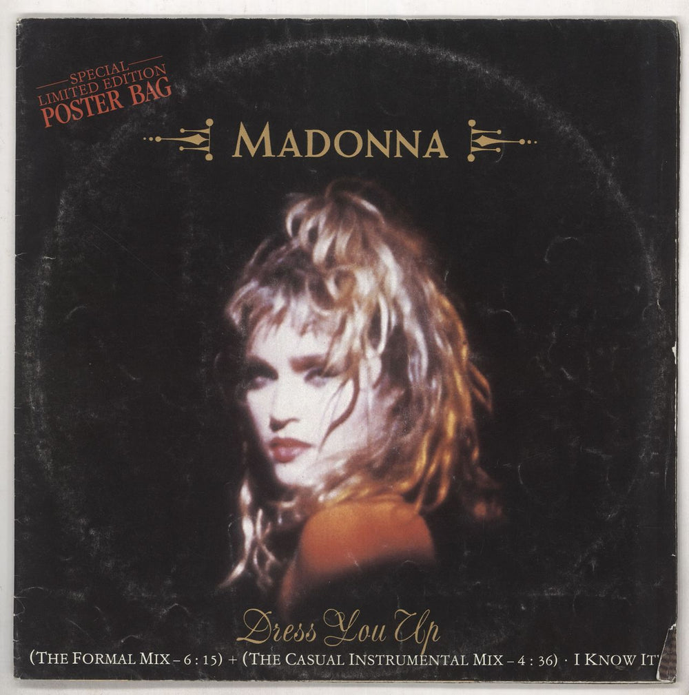 Madonna Dress You Up - Poster Sleeve - VG UK 12" vinyl single (12 inch record / Maxi-single) W8848TF