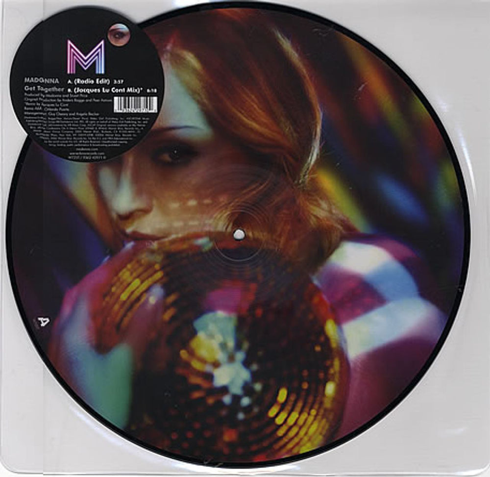 Madonna Get Together UK 12" vinyl picture disc (12 inch picture record) W725T