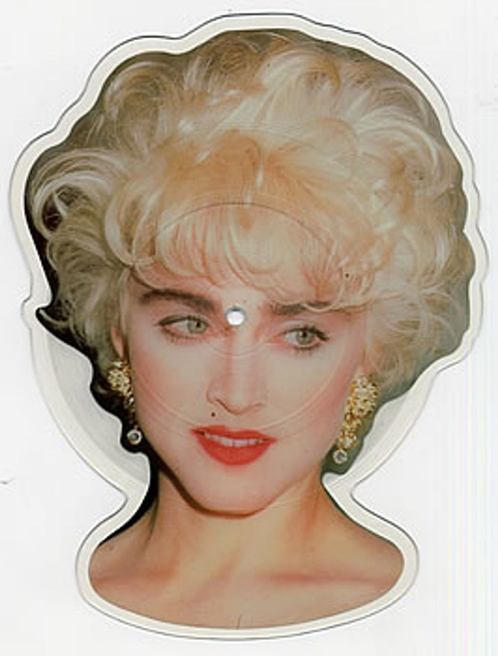 Madonna Interview - head shape UK shaped picture disc (picture disc vinyl record) MADONNA7S