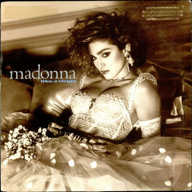 Madonna Like A Virgin - White vinyl US vinyl LP album (LP record) 251571